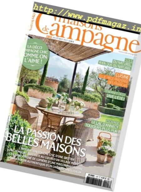 Maisons de Campagne – Juillet-Aout 2017 Cover