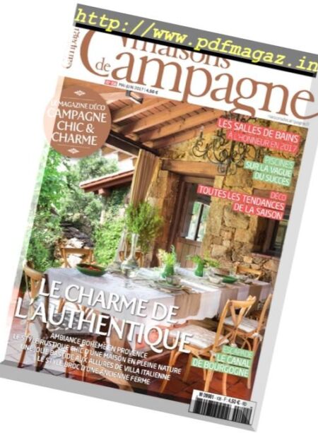 Maisons de Campagne – Mai-Juin 2017 Cover