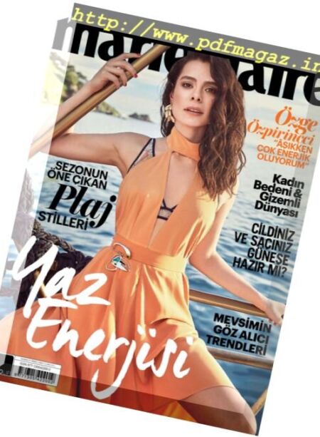 Marie Claire Turkey – Haziran 2017 Cover