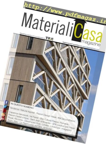 MaterialiCasa – Nr. 1, 2017 Cover