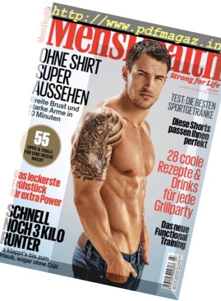 Men’s Health Germany – Juli 2017 Cover