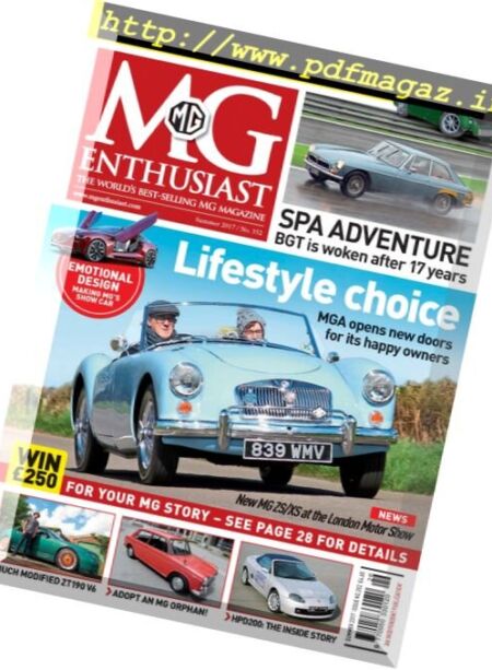 MG Enthusiast – Summer 2017 Cover