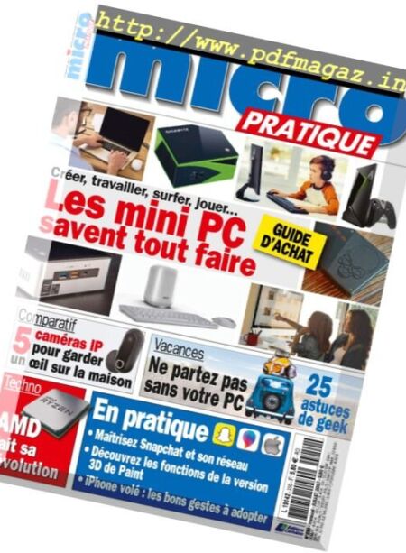 Micro Pratique – Juillet 2017 Cover