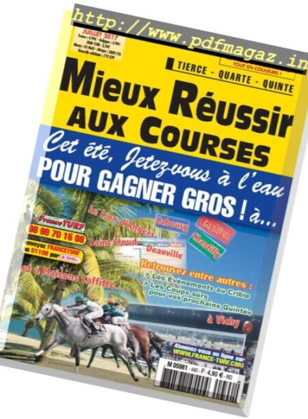 Mieux Reussir aux Courses – Juillet 2017 Cover