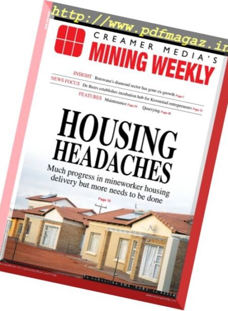 Mining Weekly – 23-29 June 2017 Cover