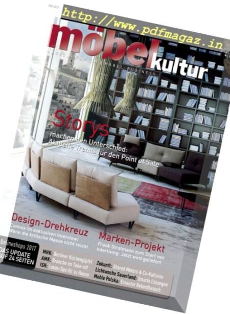 Mobel Kultur – Nr.4, 2017 Cover
