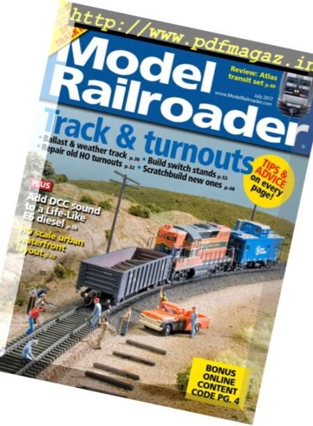 Model Railroader – July 2017 Cover