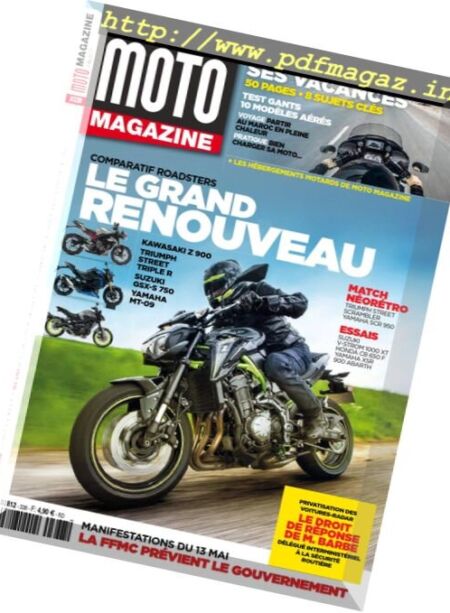 Moto Magazine – Juin 2017 Cover