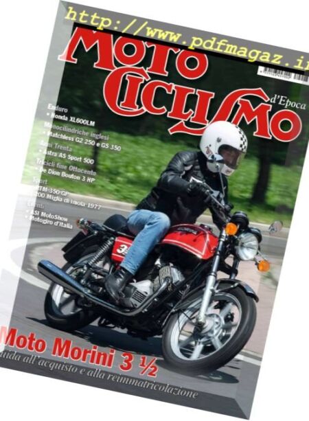 Motociclismo d’Epoca – Luglio 2017 Cover