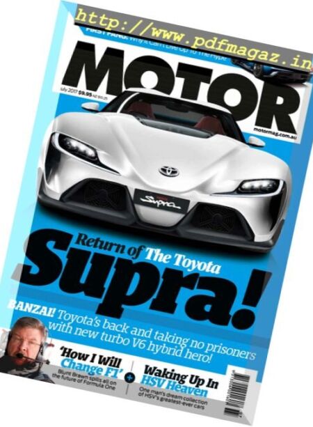 Motor Magazine Australia – July 2017 Cover
