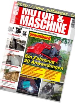Motor und Maschine – Juli-September 2017