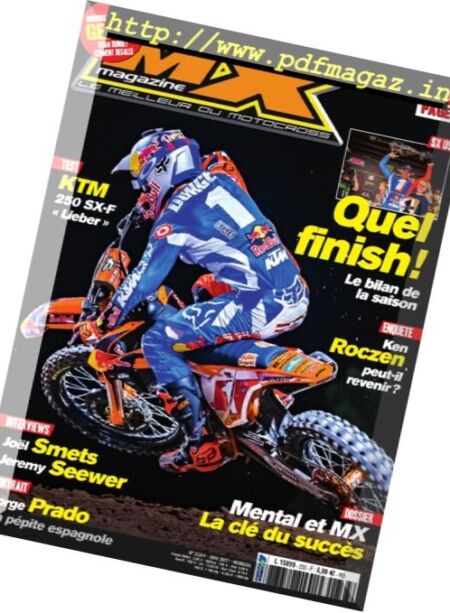 MX Magazine – Juin 2017 Cover