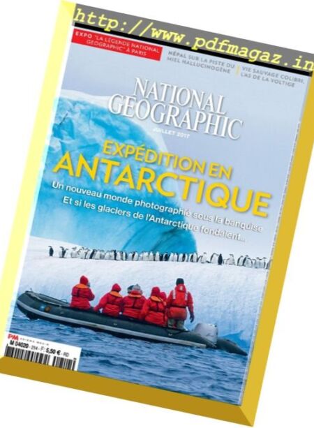 National Geographic France – Juillet 2017 Cover