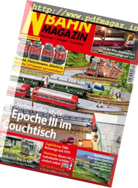 Nbahn Magazin – Juli-August 2017 Cover