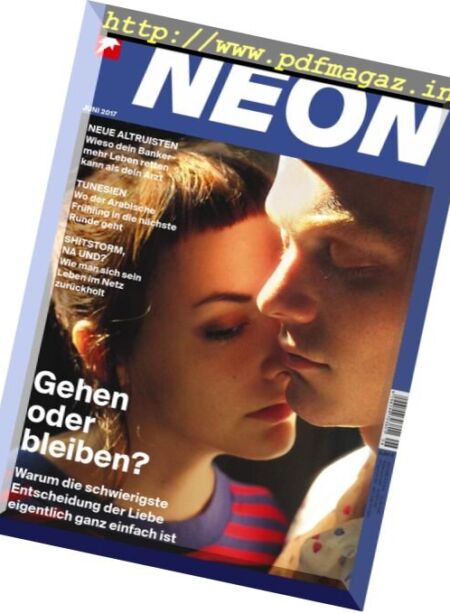 Neon Stern – Juni 2017 Cover