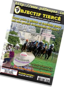 Objectif Tierce – Juin 2017