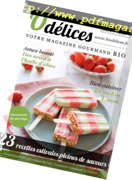 Odelices – N 28, Ete 2017 Cover