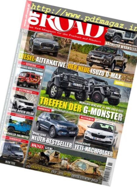 Off Road – Juli 2017 Cover
