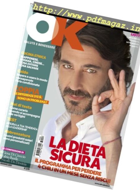 Ok Salute e Benessere – Giugno 2017 Cover