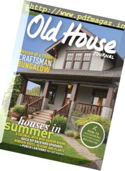 Old House Journal – July-August 2017
