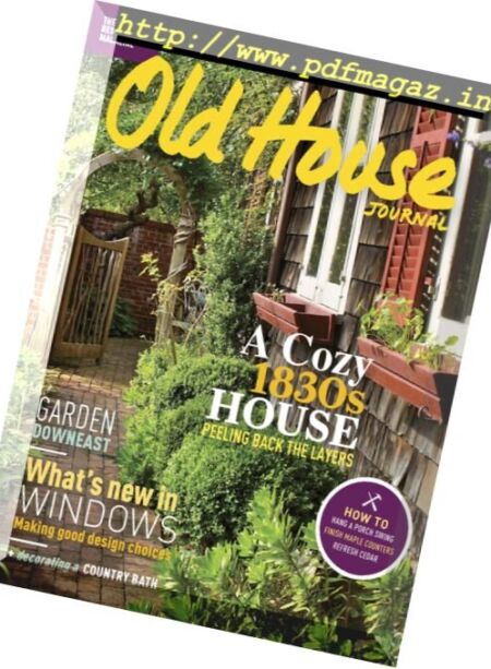 Old House Journal – June 2017 Cover