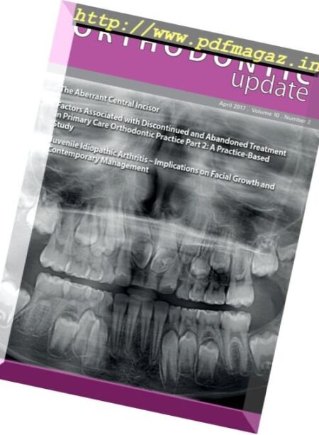 Orthodontic Update – April 2017 Cover