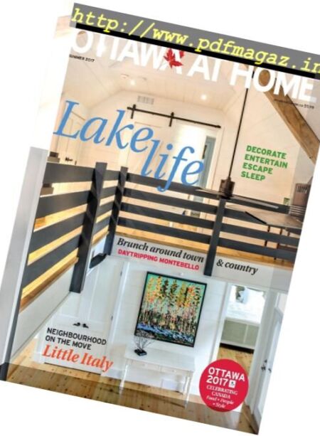 Ottawa At Home – Summer 2017 Cover