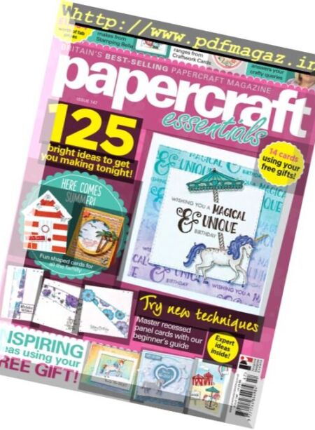 Papercraft Essentials – Issue 147, 2017 Cover