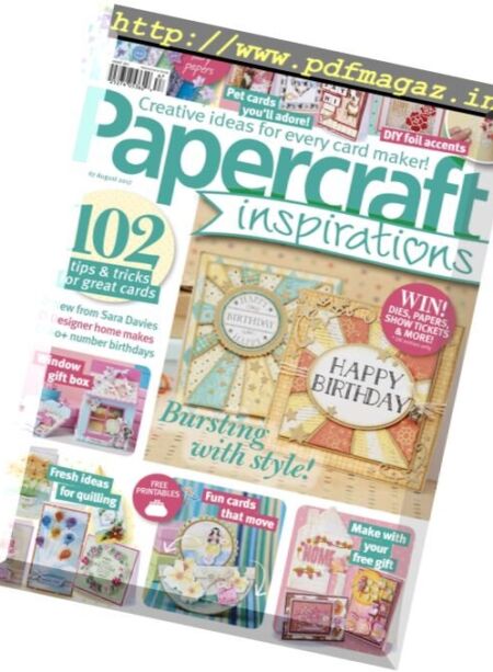 Papercraft Inspirations – August 2017 Cover