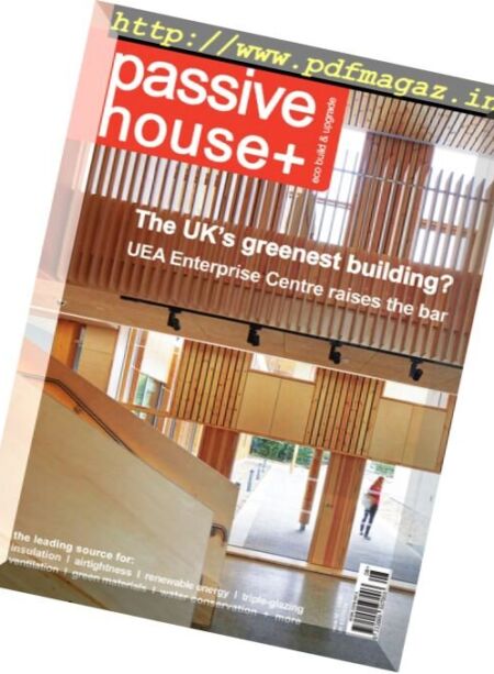 Passive House+ UK – Issue 12, 2015 Cover