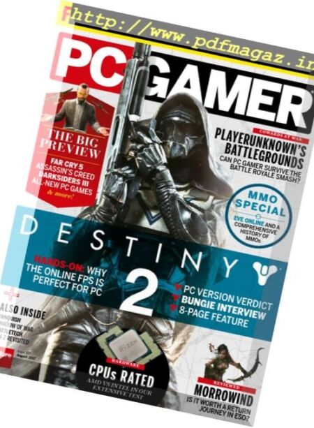 PC Gamer UK – August 2017 Cover