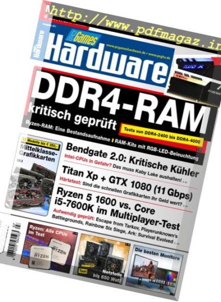 PC Games Hardware Germany – Juli 2017 Cover