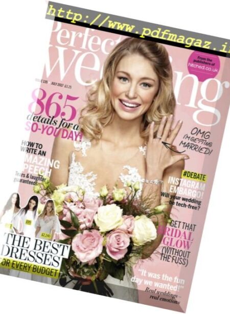 Perfect Wedding – July 2017 Cover