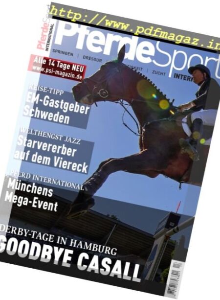 Pferdesport International – 10 Juni 2017 Cover