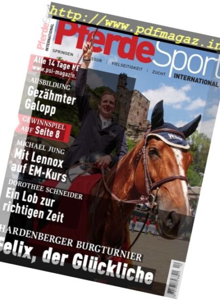 Pferdesport International – 27 Mai 2017 Cover
