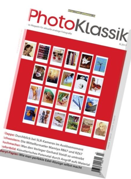 PhotoKlassik – Nr.3 2017 Cover