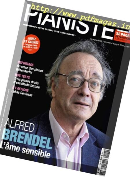 Pianiste – Mai-Juin 2017 Cover