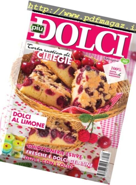 piuDOLCI – Giugno 2017 Cover