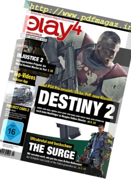 Play4 Germany – Juli 2017 Cover