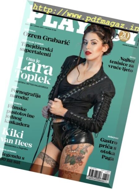 Playboy Croatia – Lipanj 2017 Cover