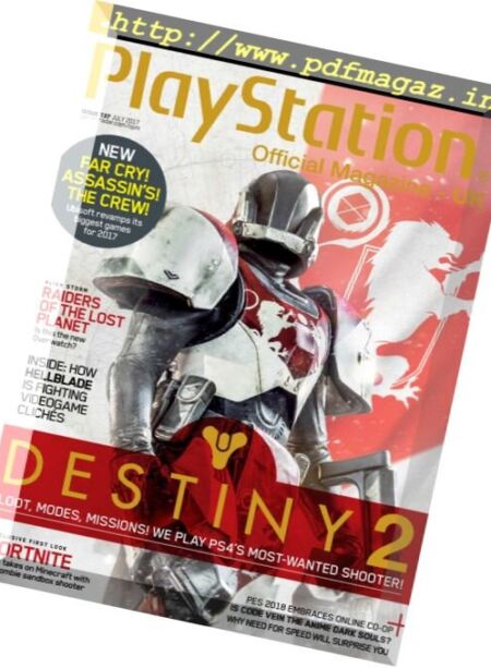 PlayStation Official Magazine UK – July 2017 Cover