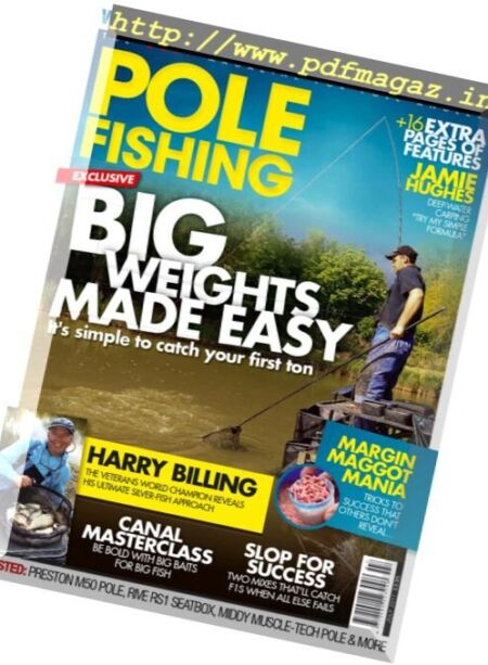 Pole Fishing – July 2017 Cover
