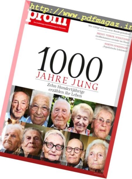 Profil – 12 Juni 2017 Cover