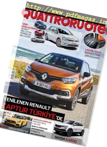 Quattroruote Turkey – Haziran 2017 Cover