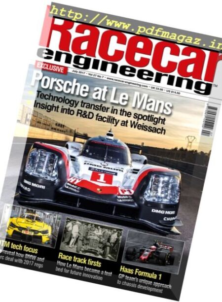Racecar Engineering – July 2017 Cover