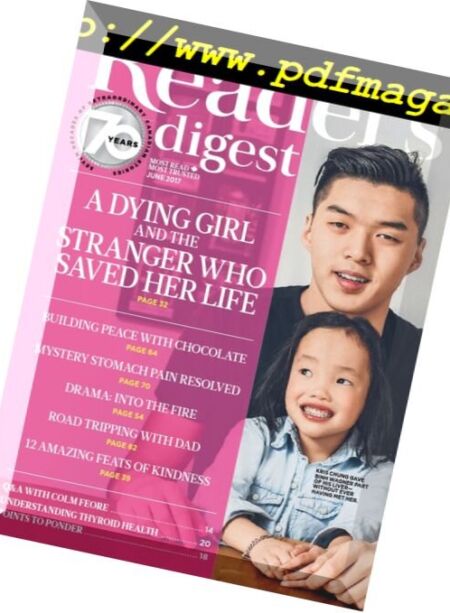 Reader’s Digest Canada – June 2017 Cover