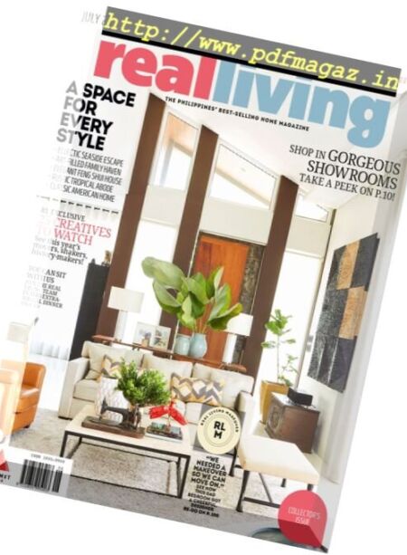 Real Living Philippines – July 2017 Cover