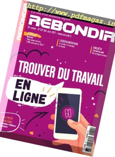 Rebondir – Mai-Juin 2017 Cover