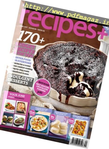 recipes+ Australia – June 2017 Cover