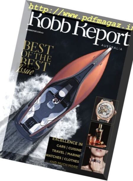 Robb Report Australia – July 2017 Cover